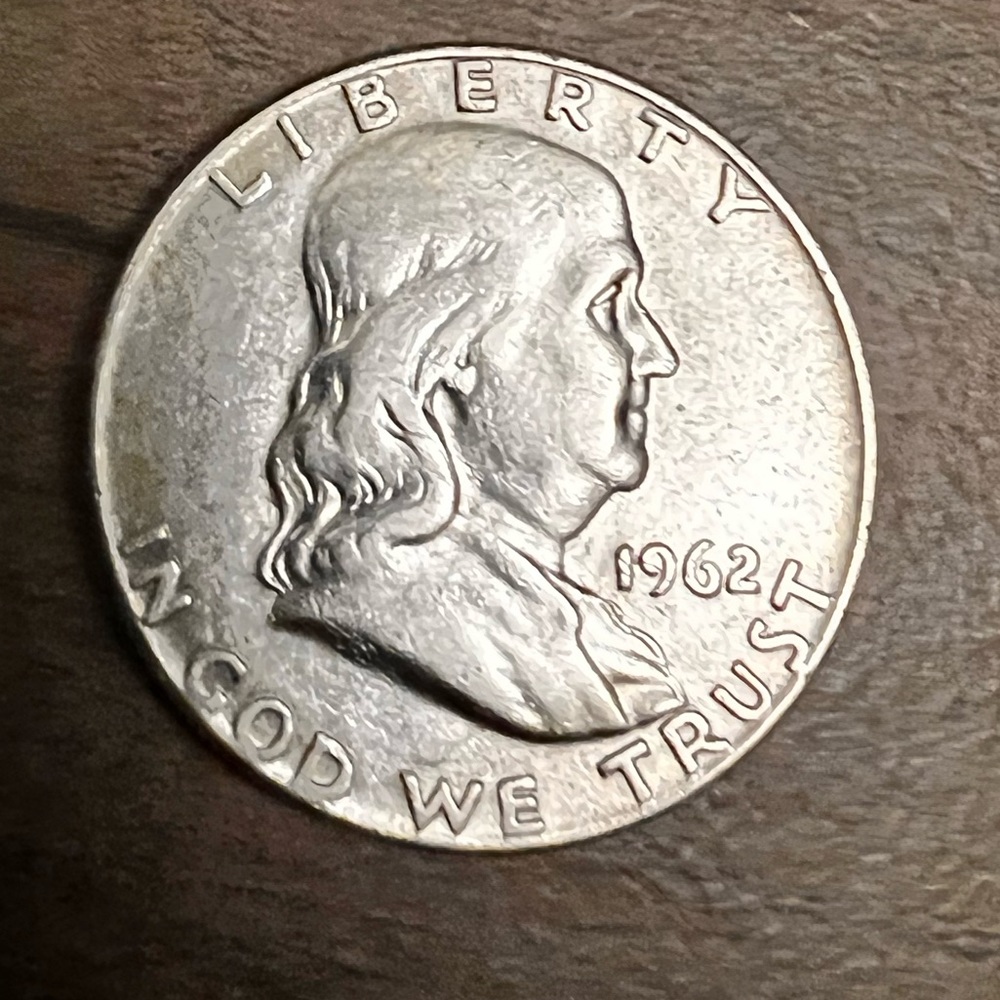 RARE 1962-D Benjamin Franklin Half Dollar